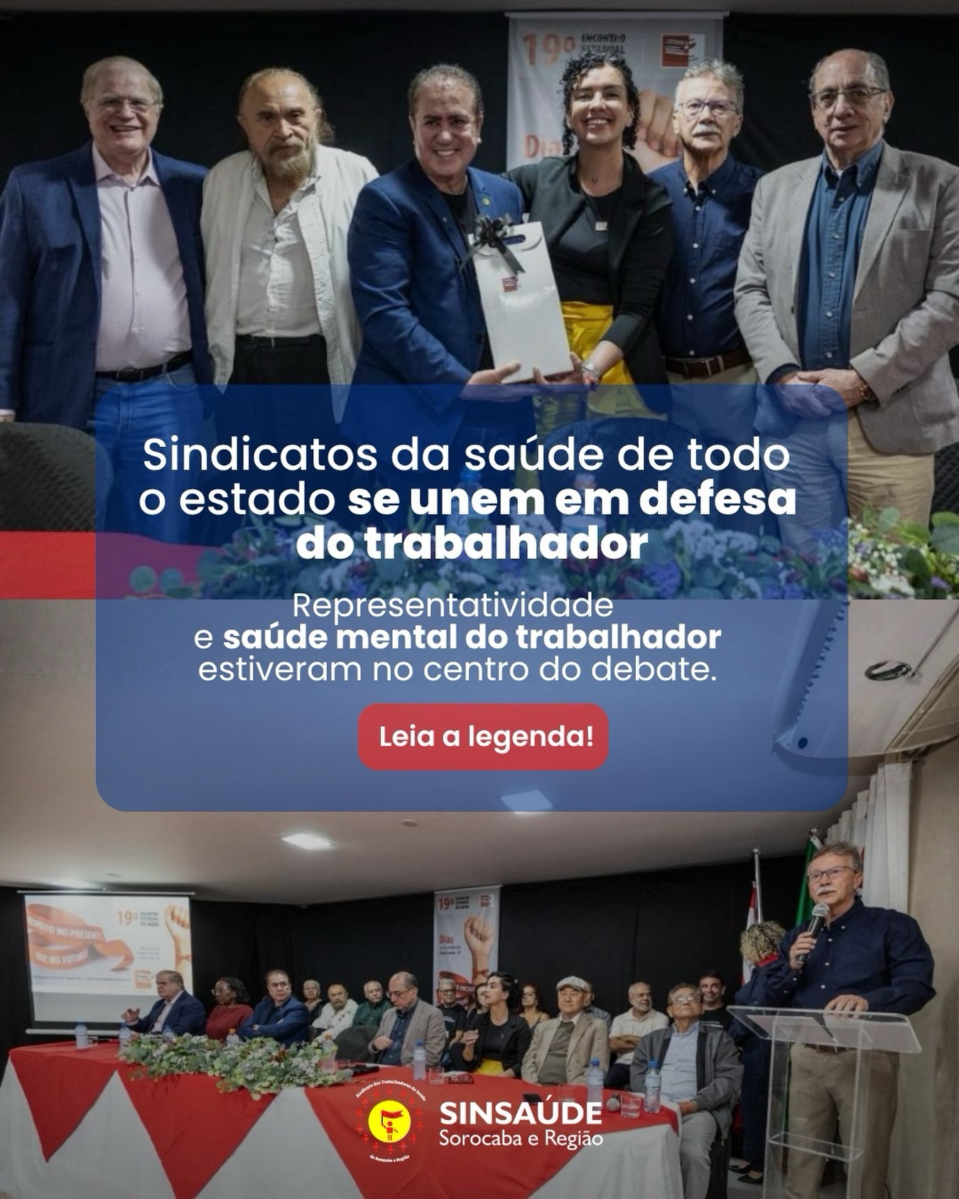 🤝 Fortaleça essa discussão com a gente. Sindicatos da saúde de todo o estado se reuniram para ampliar o debate sobre re…