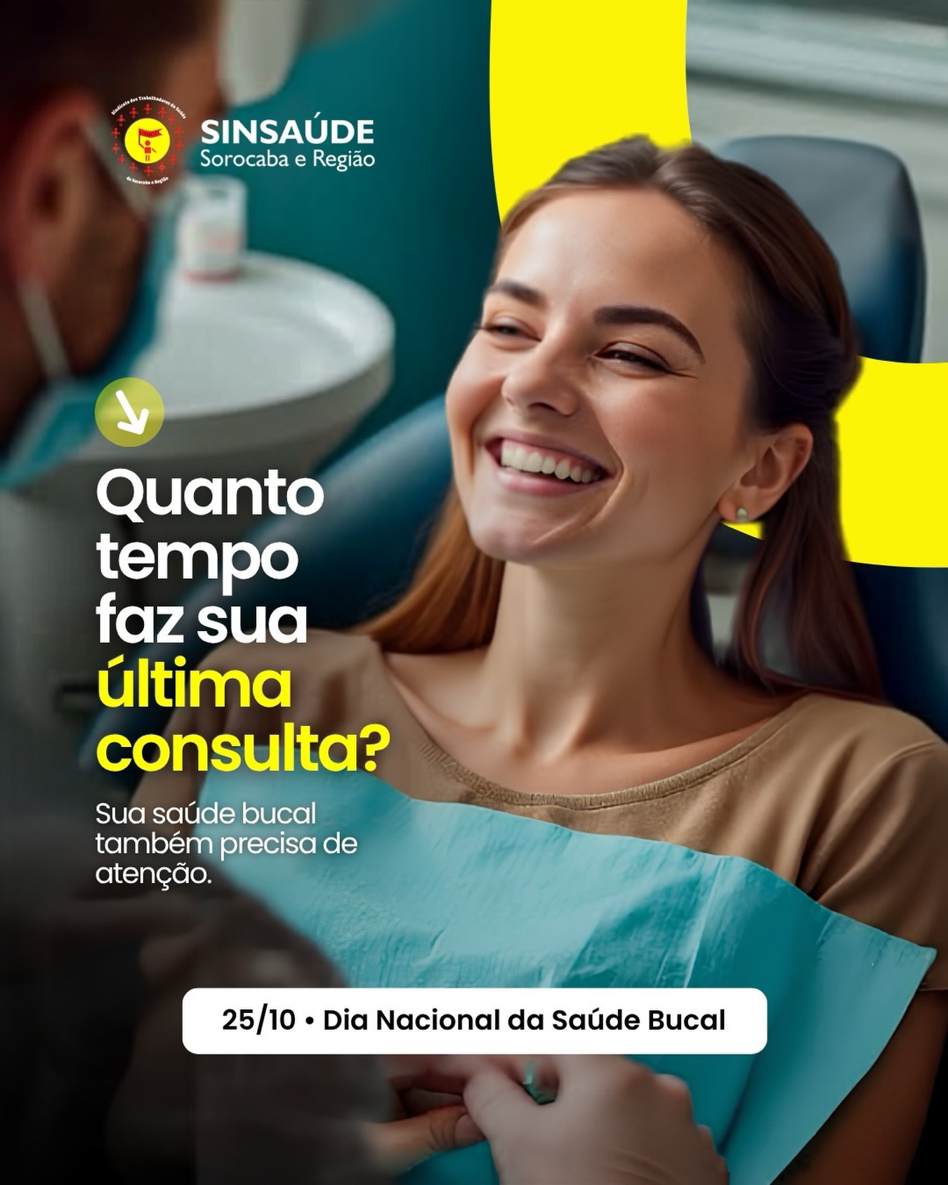 🦷 Não deixe sua saúde bucal para depois. Consultas periódicas ajudam a identificar alterações precocemente e fazem part…