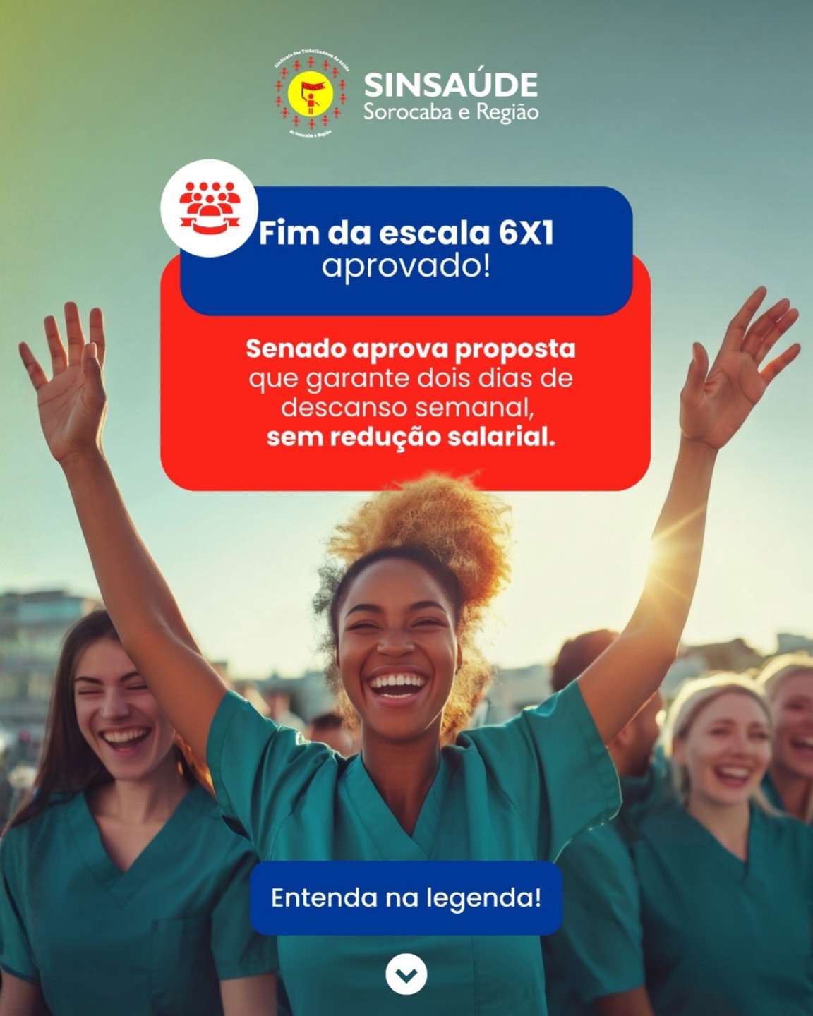 🚨 UM AVANÇO HISTÓRICO PARA OS TRABALHADORES! O Senado aprovou a proposta que prevê o fim da escala 6x1, um importante p…